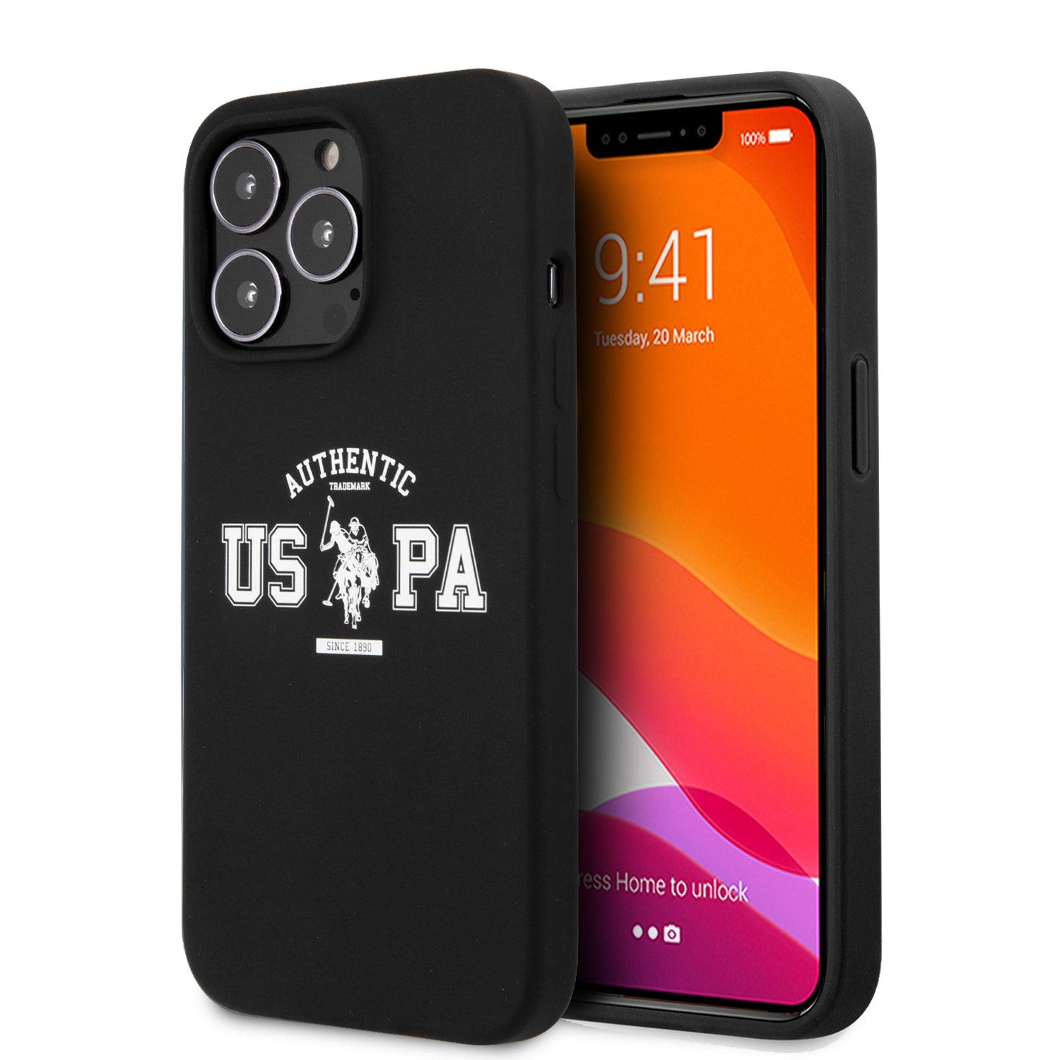 U.S. Polo Assn. “Authentic Logo Collection” Θήκη Προστασίας Από Σιλικόνη – Iphone 13 Pro (Μαύρο – Ushcp13Lsatk) – Θήκη για κινητό από το PhoneBazaar.gr
