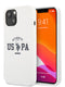 U.S. Polo Assn. “Authentic Logo Collection” Θήκη Προστασίας Από Σιλικόνη – Iphone 13 (Λευκό – Ushcp13Msath) – Θήκη για κινητό από το PhoneBazaar.gr