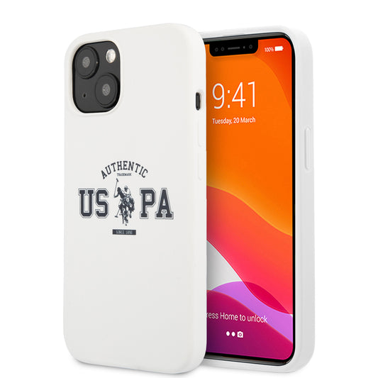 U.S. Polo Assn. “Authentic Logo Collection” Θήκη Προστασίας Από Σιλικόνη – Iphone 13 (Λευκό – Ushcp13Msath) – Θήκη για κινητό από το PhoneBazaar.gr