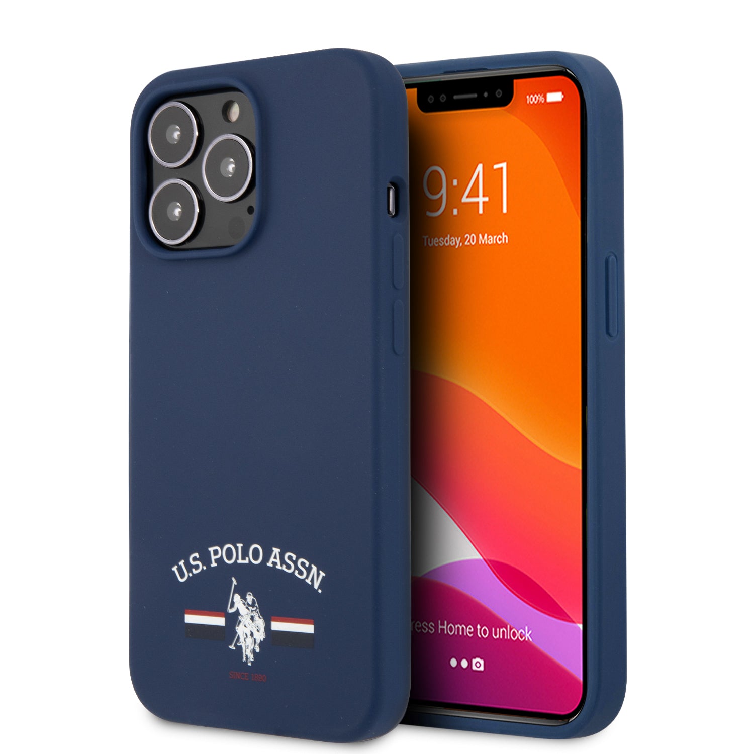 U.S. Polo Assn. “Fl. Logo Collection” Θήκη Προστασίας Από Σιλικόνη – Iphone 13 Pro Max (Navy Blue – Ushcp13Xsfgv) – Θήκη για κινητό από το PhoneBazaar.gr