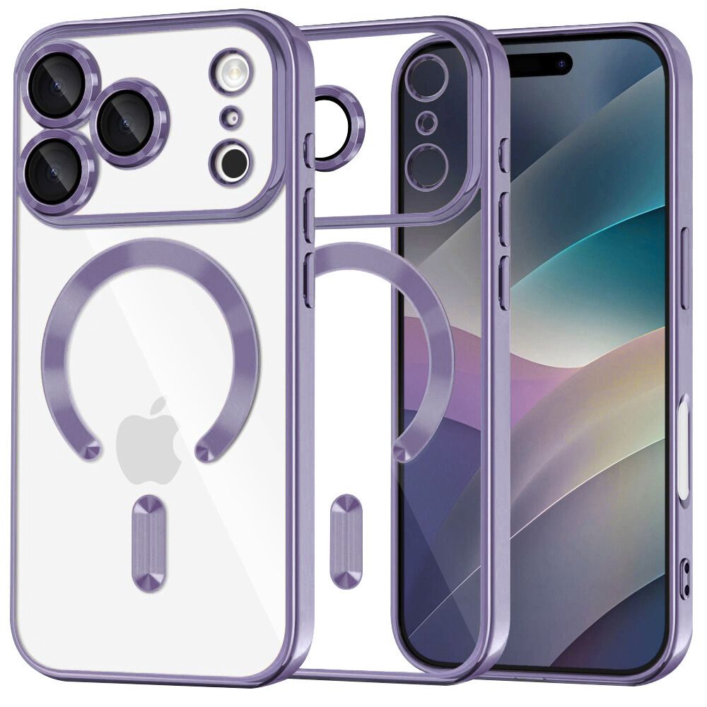 Θήκη Διάφανη MagSafe Gloss Μώβ - iPhone 17 Pro