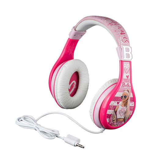 Ekids Barbie Ενσύρματα Ακουστικά Με Ασφαλή Μέγιστη Ένταση Ήχου Για Παιδιά Και Εφήβους (Be-140) (Λευκό/Ροζ) – Θήκη για κινητό από το PhoneBazaar.gr