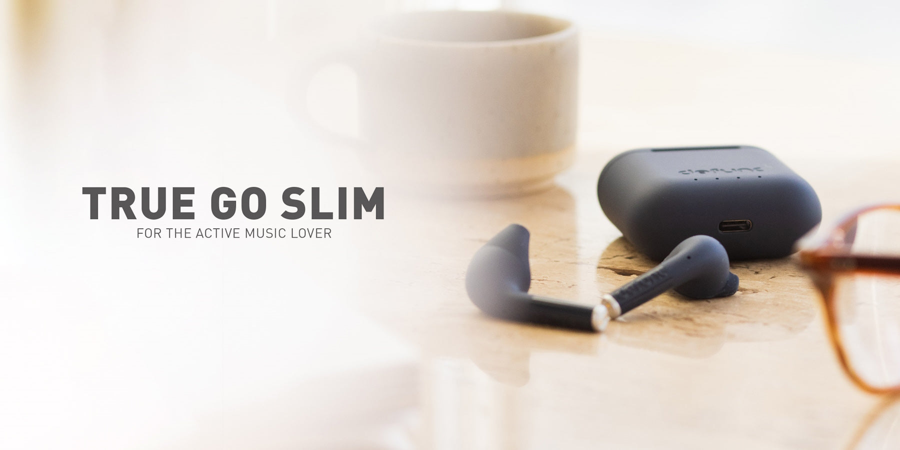 Defunc TRUE GO SLIM Bluetooth 5.2 Ασύρματα True Wireless Ακουστικά με θήκη (πράσινο)
