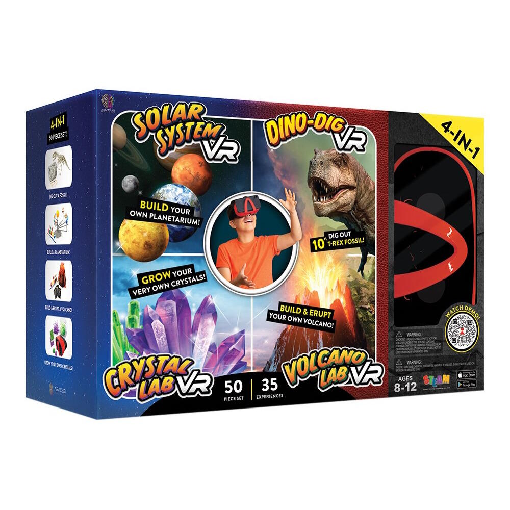 Abacus Brands Project Lab 4 In 1 Combo Pack Vr Επιστημονικό Σετ Εικονικής Πραγματικότητας – Πλήρης Αγγλική Έκδοση – Περιλαμβάνει Γυαλιά Vr – Θήκη για κινητό από το PhoneBazaar.gr