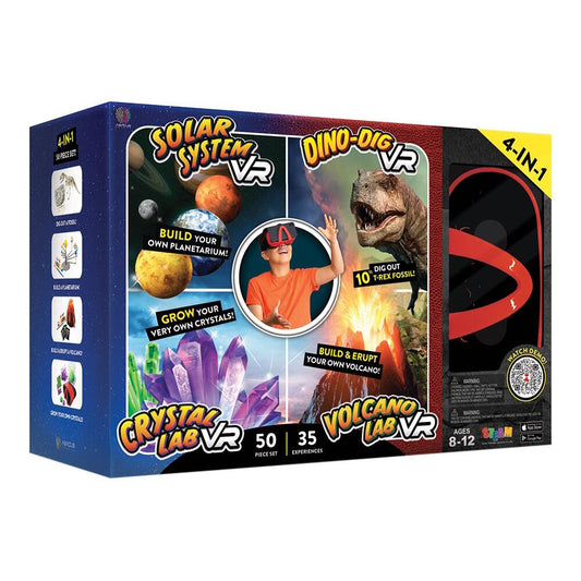 Abacus Brands Project Lab 4 In 1 Combo Pack Vr Επιστημονικό Σετ Εικονικής Πραγματικότητας – Πλήρης Αγγλική Έκδοση – Περιλαμβάνει Γυαλιά Vr – Θήκη για κινητό από το PhoneBazaar.gr