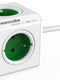 Allocacoc® Powercube | Extended Usb| Πολύπριζο 4 Θέσεων & 2 Usb – Πράσινο – 1406Gn/Deeupc – Θήκη για κινητό από το PhoneBazaar.gr