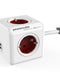 Allocacoc® Powercube | Extended Usb| Πολύπριζο 4 Θέσεων & 2 Usb – Κόκκινο – 1406Rd/Deeupc – Θήκη για κινητό από το PhoneBazaar.gr