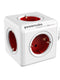 Allocacoc® Powercube |Original| Πολύπριζο 5 Θέσεων – Κόκκινο – 1100Rd/Deorpc – Θήκη για κινητό από το PhoneBazaar.gr