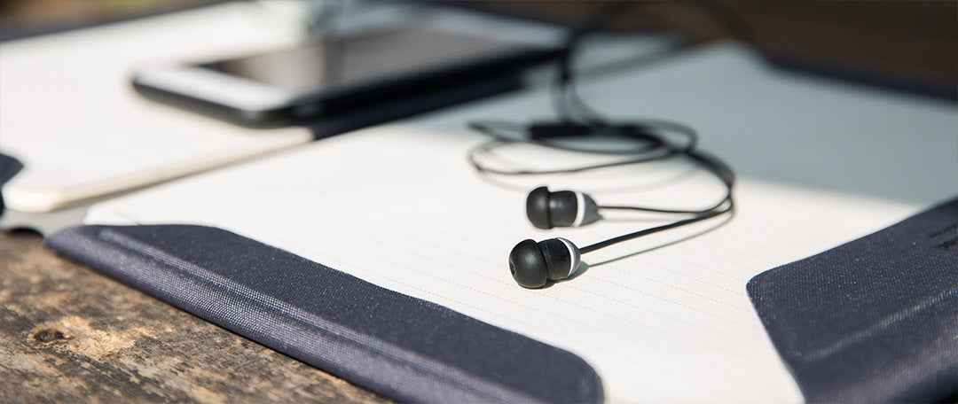 DesignNest earBeans |Bass| Ελαφριά ακουστικά σε σχήμα φασολιού με υποδοχή Lightning (γκρι)