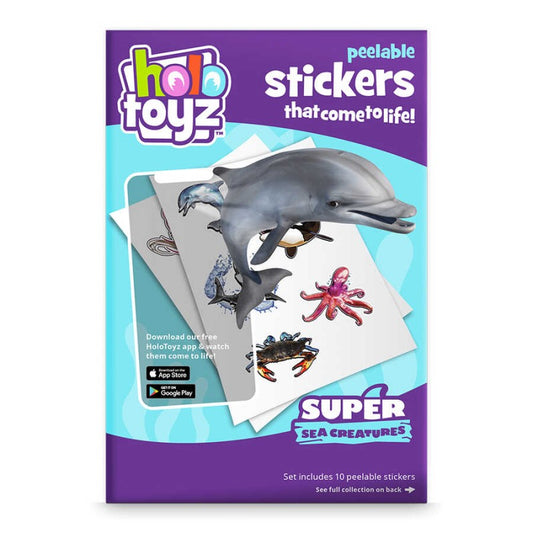 Holotoyz - Super Sea Creatures Augmented Reality Αυτοκόλλητα Επαυξημένης Πραγματικότητας Που Ζωντανεύουν Σε Κινούμενα Σχέδια – Θήκη για κινητό από το PhoneBazaar.gr