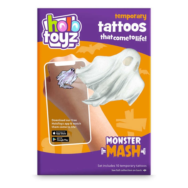 Holotoyz - Monster Mash Augmented Reality Τατουάζ Επαυξημένης Πραγματικότητας Που Ζωντανεύουν Σε Κινούμενα Σχέδια – Θήκη για κινητό από το PhoneBazaar.gr
