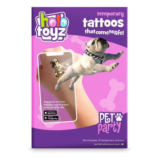 Holotoyz - Pet Party Augmented Reality Τατουαζ Επαυξημένης Πραγματικότητας Που Ζωντανεύουν Σε Κινούμενα Σχέδια – Θήκη για κινητό από το PhoneBazaar.gr