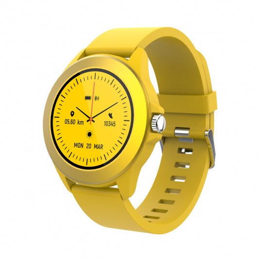 Forever Smartwatch Με Παλμογράφο Colorum Cw-300 Xyellow Σε Κίτρινο Χρώμα – Θήκη για κινητό από το PhoneBazaar.gr