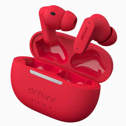 Defunc True Anc Bluetooth 5.3 Ασύρματα True Wireless Ακουστικά Με Active Noise Cancellation Και Θήκη (Κόκκινο) – Θήκη για κινητό από το PhoneBazaar.gr