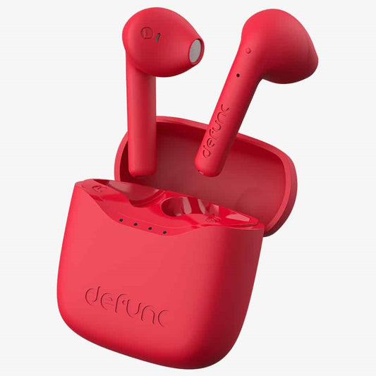 Defunc True Lite Bluetooth 5.3 Ασύρματα True Wireless Ακουστικά Με Θήκη (Κόκκινο) – Θήκη για κινητό από το PhoneBazaar.gr