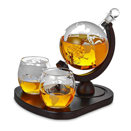 Deluxe Globe Decanter Set - Σετ Καράφα Deluxe Globe – Θήκη για κινητό από το PhoneBazaar.gr