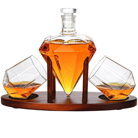 Deluxe Diamond Decanter Set - Σετ Κρυστάλλινης Καράφας Deluxe Diamond – Θήκη για κινητό από το PhoneBazaar.gr