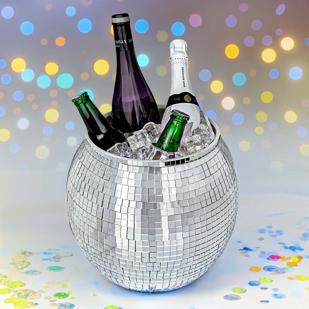 Disco Ball Ice Bucket  Gold - Κουβάς Πάγου Ντισκομπάλα – Προσθέστε Λάμψη στα Πάρτι σας