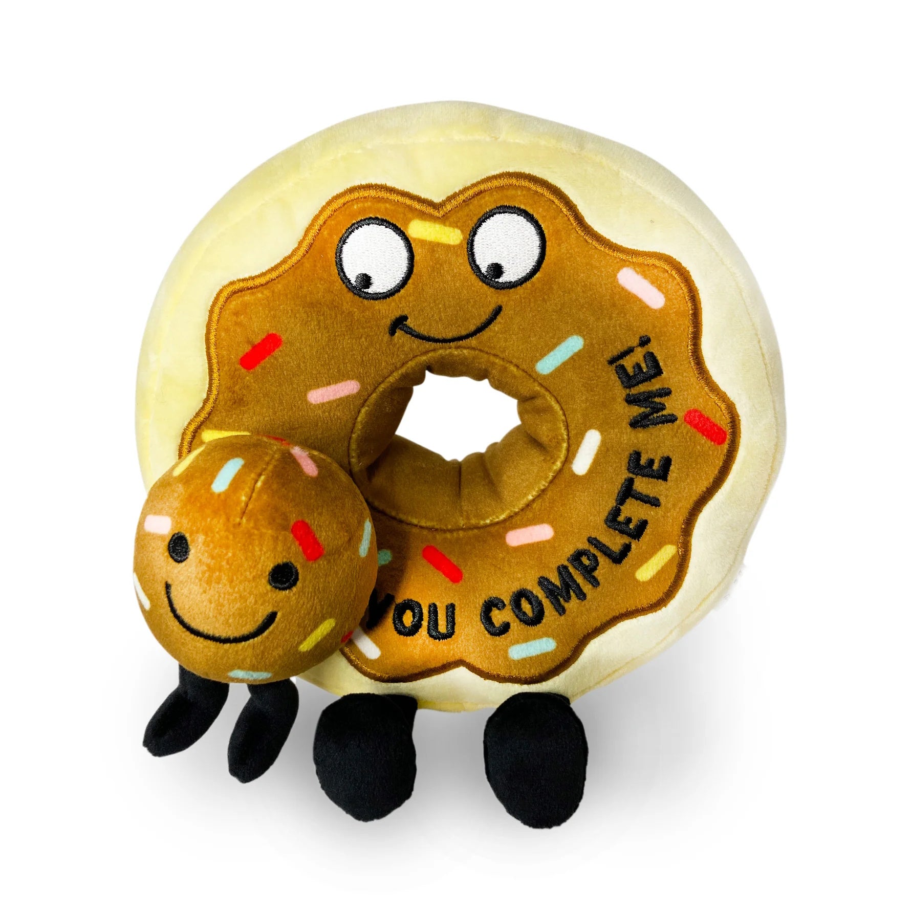 Punchkins Plush Donut Λούτρινο – "You Complete Me" – Θήκη για κινητό από το PhoneBazaar.gr