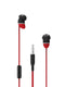 Designnest Earbeans |Bass| Ελαφριά Ακουστικά Σε Σχήμα Φασολιού (Κόκκινο) – Θήκη για κινητό από το PhoneBazaar.gr