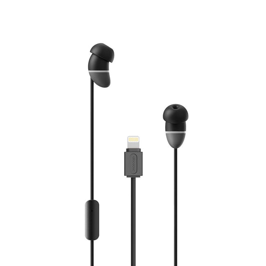 Designnest Earbeans |Bass| Ελαφριά Ακουστικά Σε Σχήμα Φασολιού Με Υποδοχή Lightning (Γκρι) – Θήκη για κινητό από το PhoneBazaar.gr