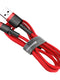 Καλώδιο Baseus Cafule Usb-A Σε Lightning 1M 2.4A – Κόκκινο – Θήκη για κινητό από το PhoneBazaar.gr