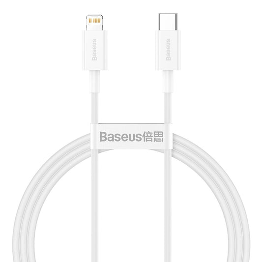 Καλώδιο Baseus Superior Series Usb-C Σε Lightning 20W 1M – Λευκό – Θήκη για κινητό από το PhoneBazaar.gr