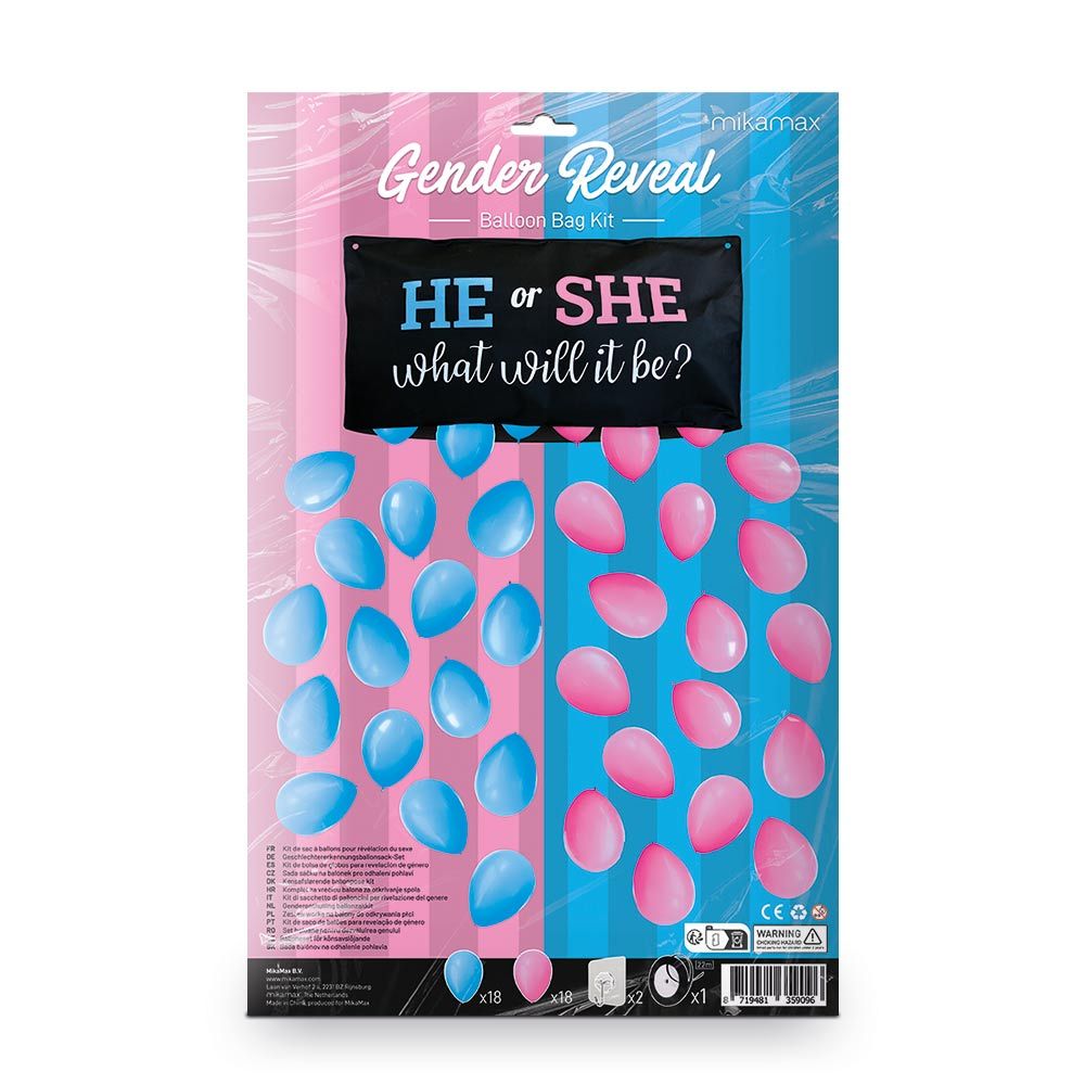 Gender Reveal Balloon Set - Σετ Μπαλονιών Gender Reveal - Δημιουργήστε Μοναδικές Στιγμές!