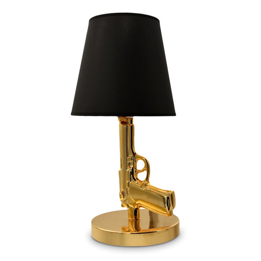 Golden Gun Lamp - Μοναδική Επιτραπέζια Λάμπα Beretta – Θήκη για κινητό από το PhoneBazaar.gr
