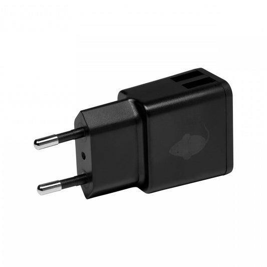 Wall Adapter Dual Usb-A Οικιακός Φορτιστής 2,4A Greenmouse Σε Μαύρο Χρώμα – 46956583 – Θήκη για κινητό από το PhoneBazaar.gr