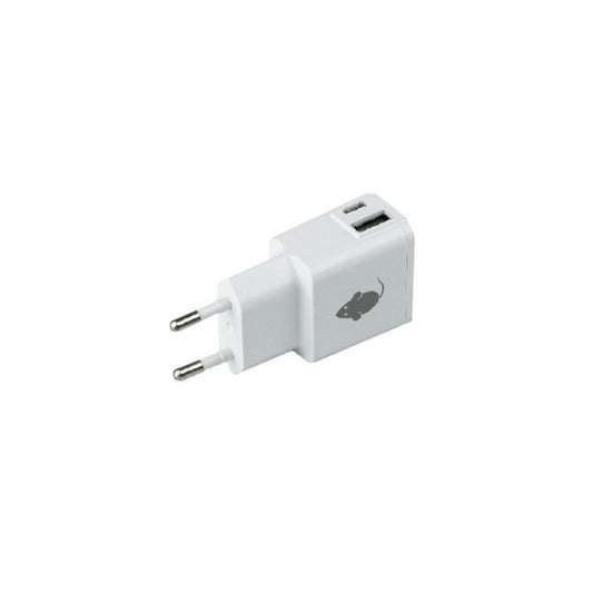 Wall Adapter Dual Usb/Usb-C Οικιακός Φορτιστής 2,4A Greenmouse Σε Λευκό Χρώμα - 46956591 – Θήκη για κινητό από το PhoneBazaar.gr