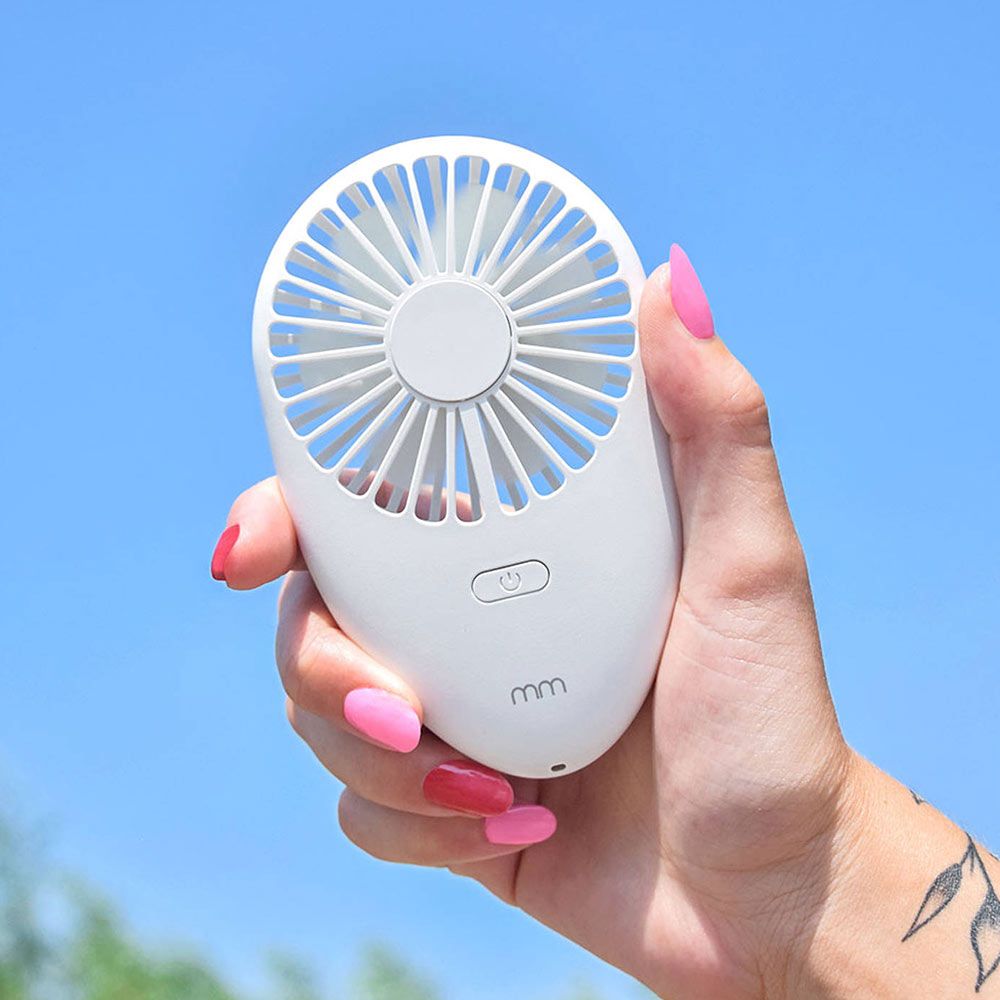 Portable Hand Fan – Φορητός Ανεμιστήρας Χειρός με LED Φωτισμό