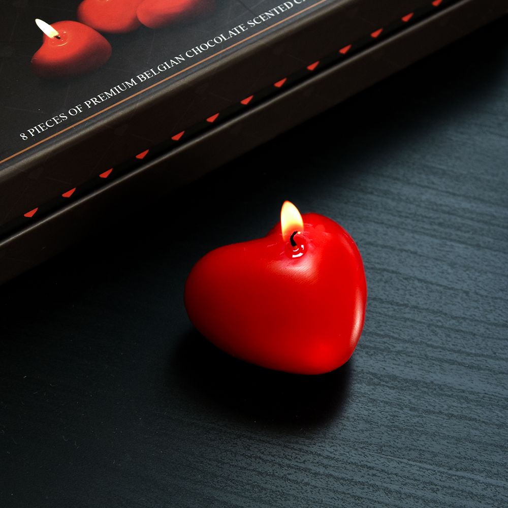 Heart Shaped Bonbon Candle Lights – Ρομαντικά Κεριά σε Σχήμα Καρδιάς