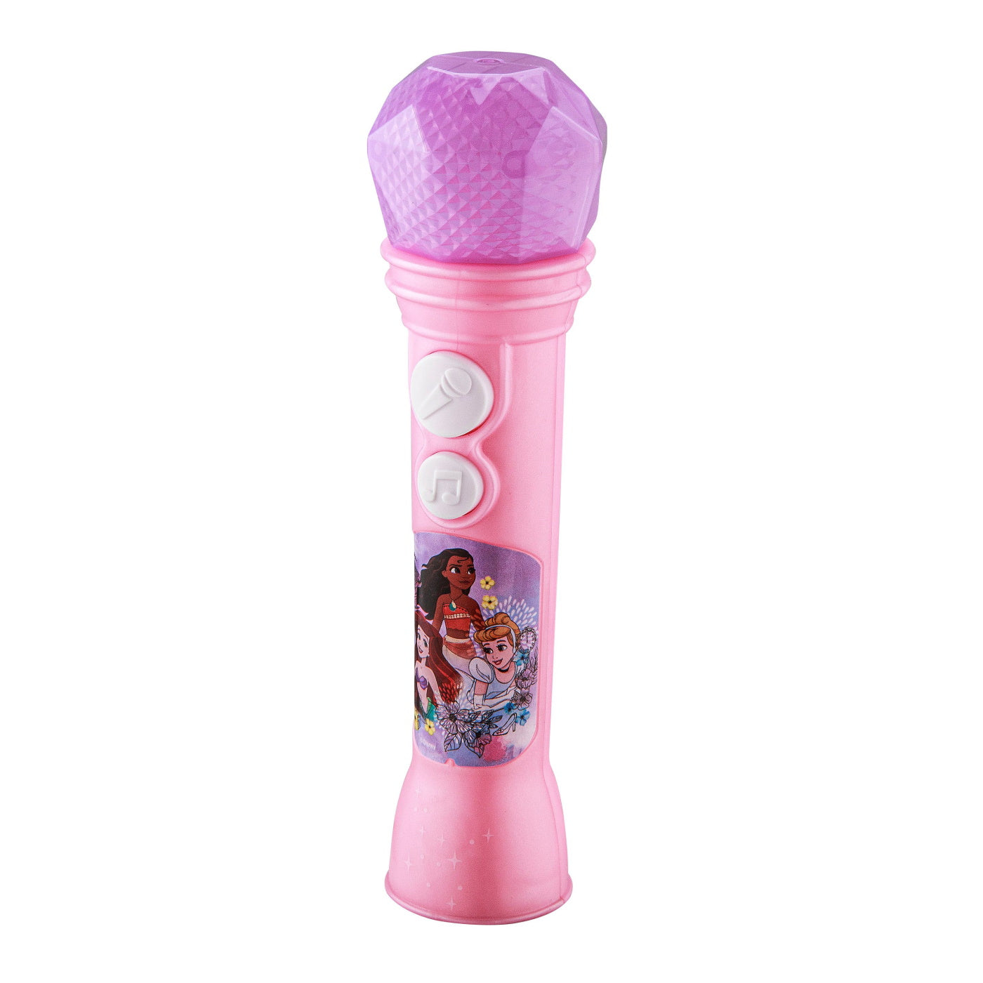 eKids Disney Princess Ασύρματο Μικρόφωνο Karaoke για παιδιά με ενσωματωμένη μουσική, φωτισμό, Sound Effects (DP-070) (Ροζ)