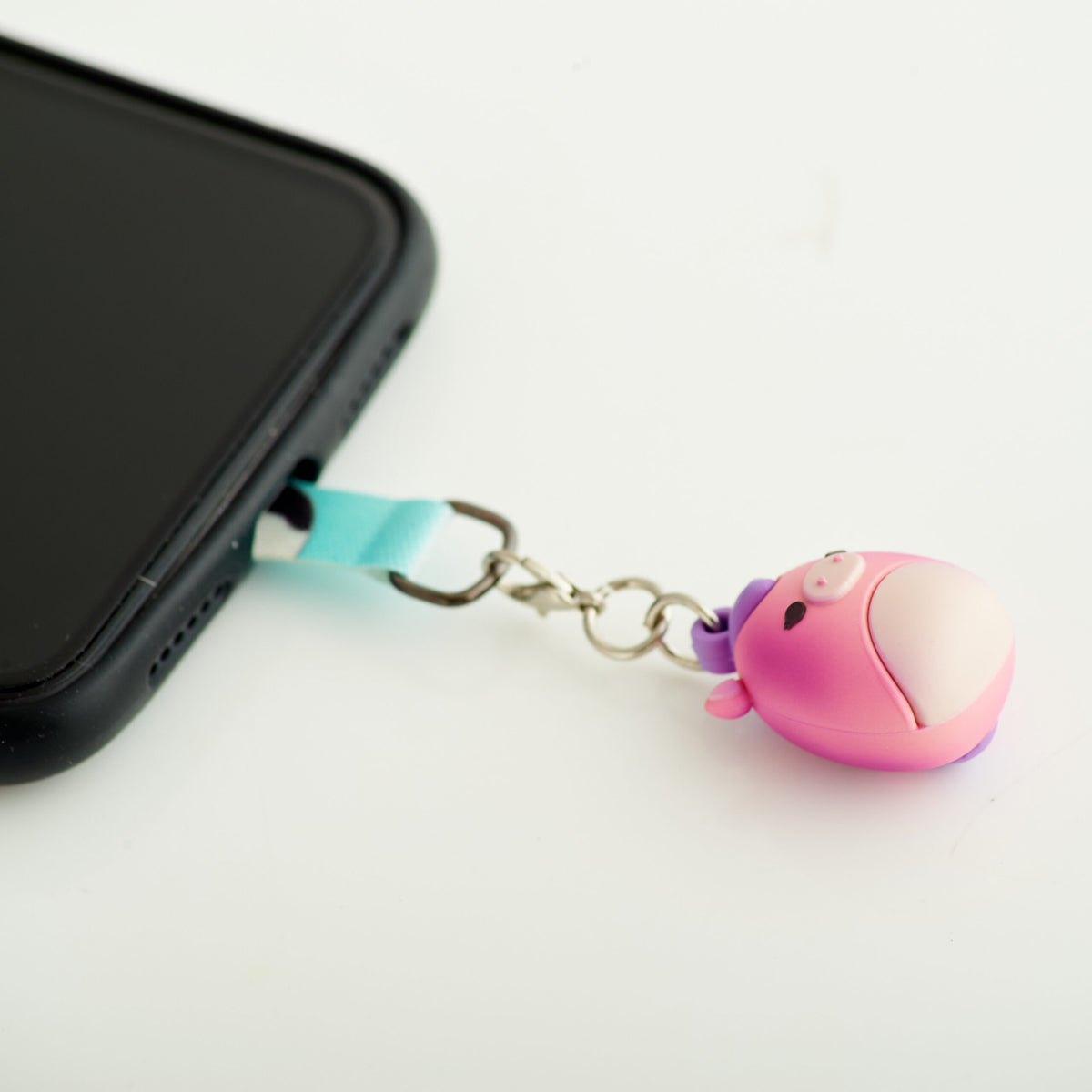 Lazerbuilt Squishmallows Lola the Unicorn Mobile Charm – Universal Μπρελόκ Κινητού με Pad Σύνδεσης