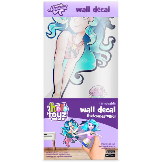 Holotoyz – Majestic Mermaid Ar Wall Decals Τεράστιο Αυτοκόλλητο Τοίχου Επαυξημένης Πραγματικότητας Με Εικόνες Που Ζωντανεύουν Σε Κινούμενα Σχέδια – Θήκη για κινητό από το PhoneBazaar.gr