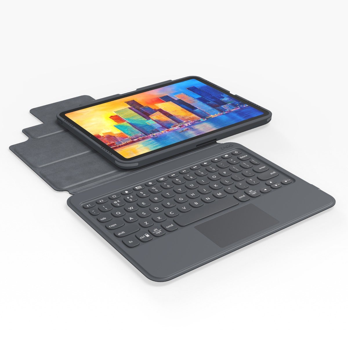 ZAGG Pro Keys με Trackpad Θήκη με πληκτρολόγιο για Apple iPad 10,2" (7ης / 8ης Γενιάς (2019 - 2020) σε charcoal χρώμα - 103407950