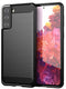 Carbon Θήκη Εύκαμπτο Κάλυμμα Tpu Θήκη Για Samsung Galaxy S21+ 5G (S21 Plus 5G) Black – Θήκη για κινητό από το PhoneBazaar.gr