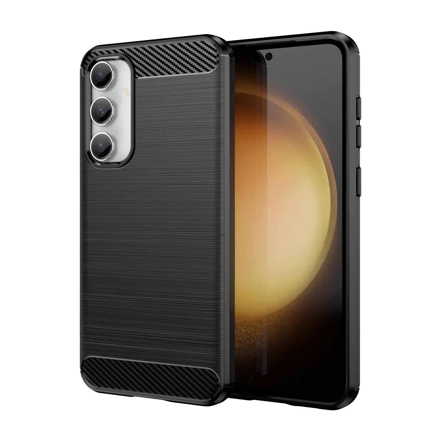 Εύκαμπτο Carbon Pattern Θήκη Για Samsung Galaxy S23 Fe Carbon Θήκη - Black – Θήκη για κινητό από το PhoneBazaar.gr