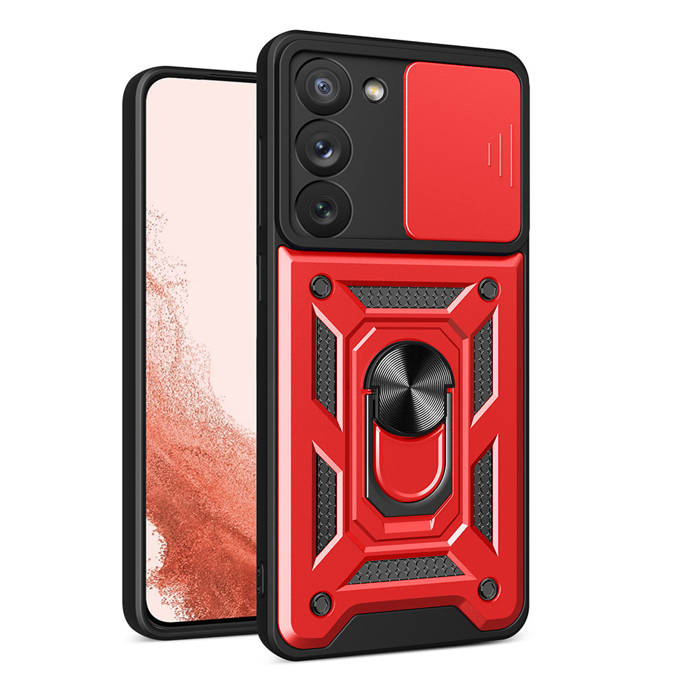 Υβριδική Θωρακισμένη Camshield Θήκη Για Samsung Galaxy S23+ Armored Cover Με Camera Cover Red – Θήκη για κινητό από το PhoneBazaar.gr