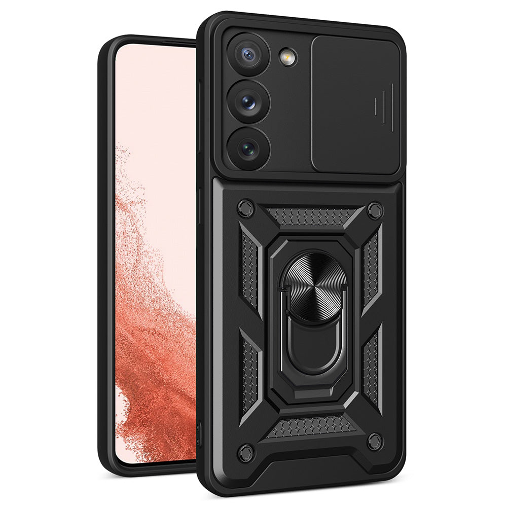 Υβριδική Θωρακισμένη Camshield Θήκη Για Samsung Galaxy S23+ Armored Cover Με Camera Cover Black – Θήκη για κινητό από το PhoneBazaar.gr