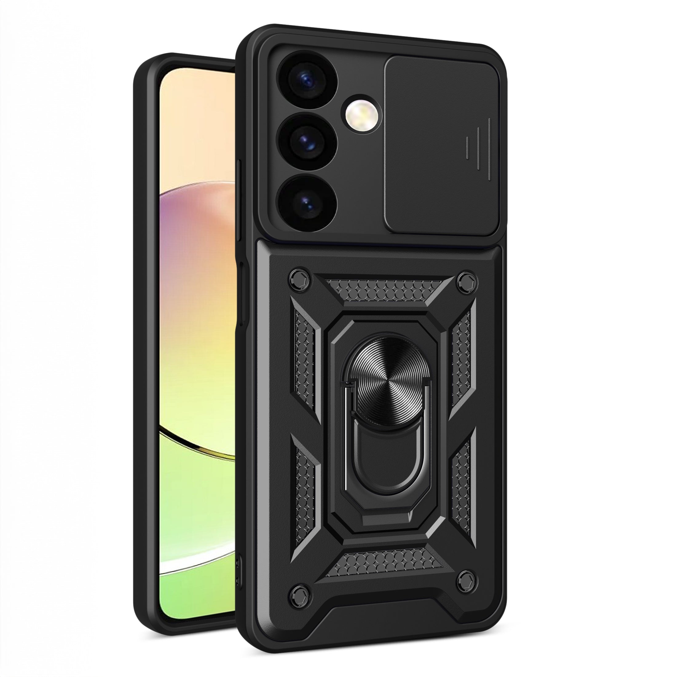 Υβριδική Θωρακισμένη Camshield Armored Θήκη Για Samsung Galaxy S24 Με Camera Cover - Black – Θήκη για κινητό από το PhoneBazaar.gr