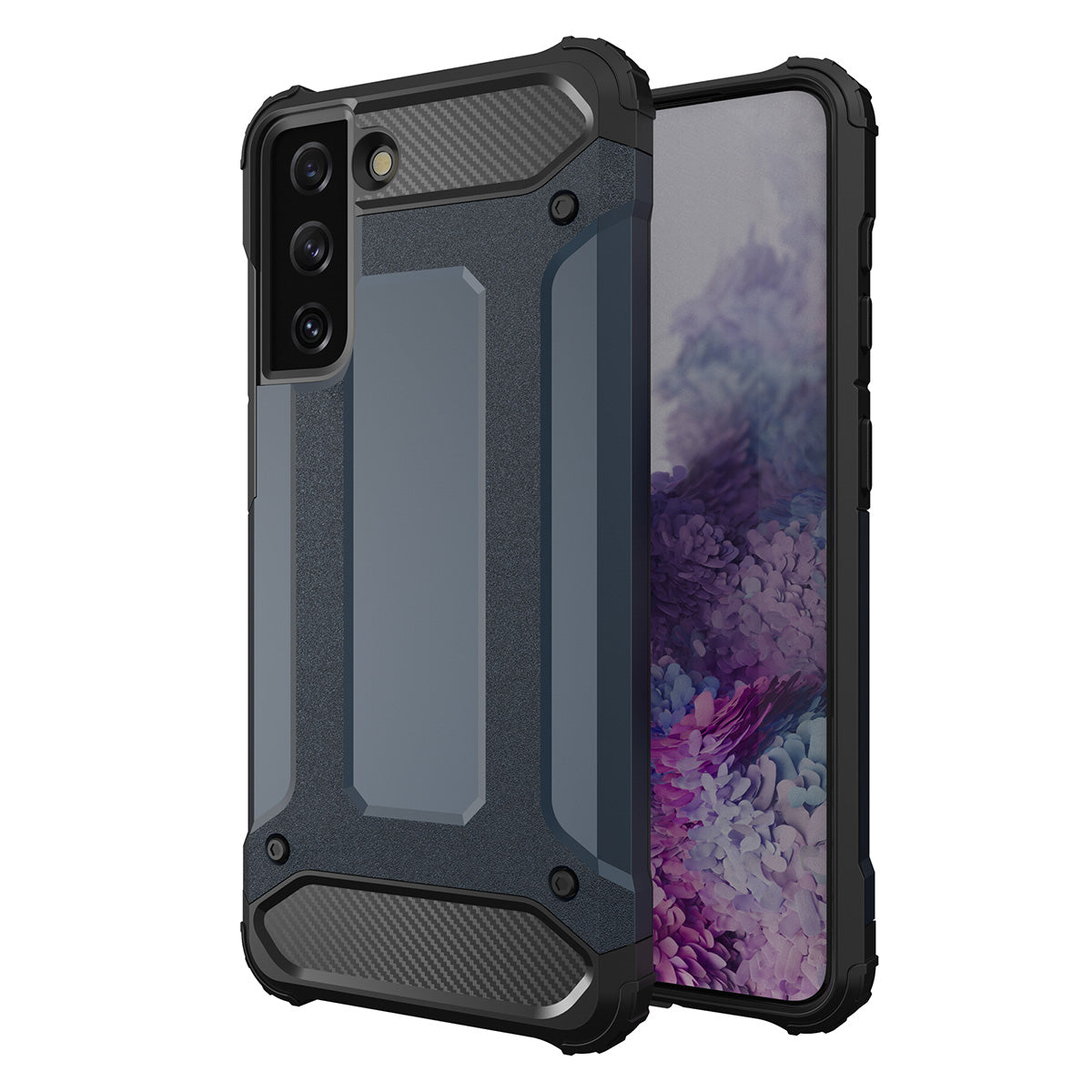 Υβριδική Θωρακισμένη Θήκη Για Samsung Galaxy S23 Ultra Armored Hybrid Cover Blue – Θήκη για κινητό από το PhoneBazaar.gr