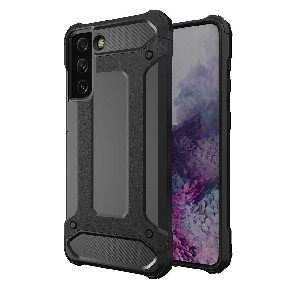 Υβριδική Θωρακισμένη Θήκη Για Samsung Galaxy S23+ Armored Hybrid Θήκη Black – Θήκη για κινητό από το PhoneBazaar.gr