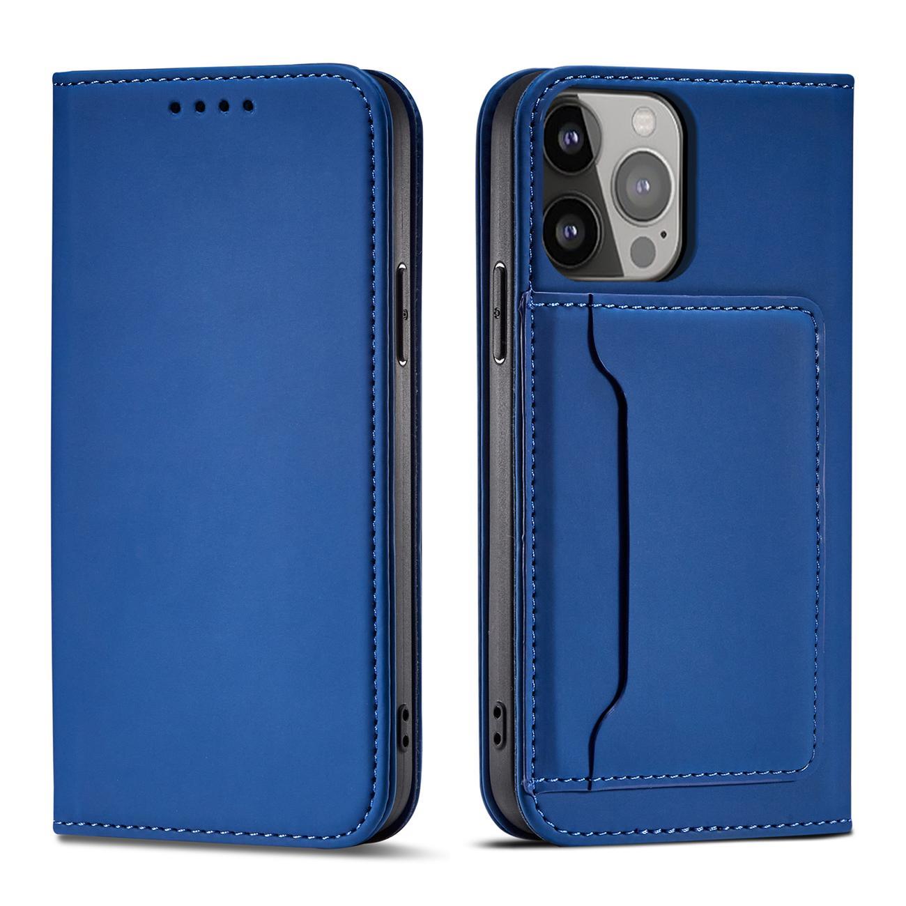 Μαγνητική Card Θήκη Για Samsung Galaxy A23 5G Flip Cover Πορτοφόλι Stand Blue – Θήκη για κινητό από το PhoneBazaar.gr