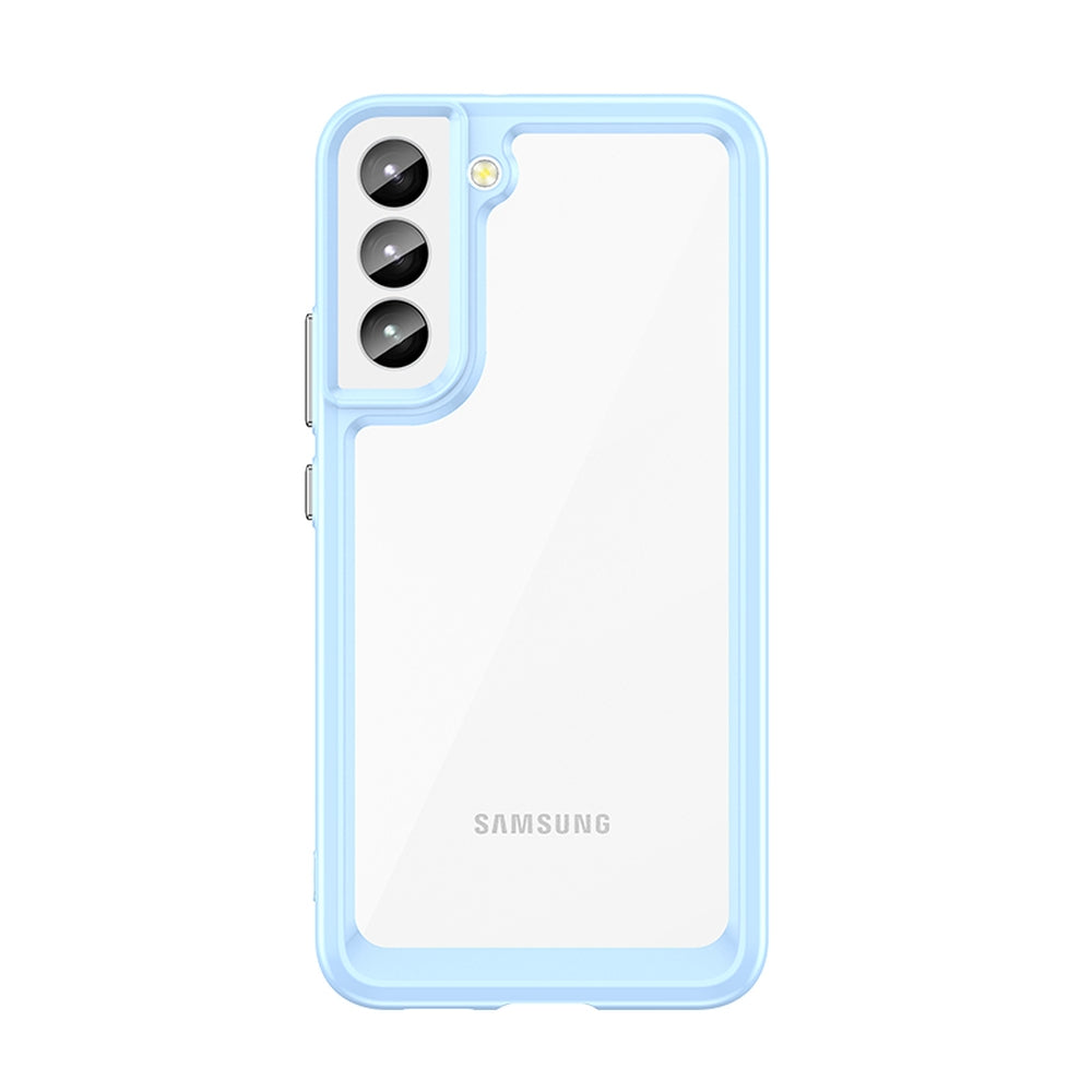 Outer Space Θήκη Κάλυμμα Για Samsung Galaxy S22 + (S22 Plus) Hard Κάλυμμα Με Gel Πλαίσιο Blue – Θήκη για κινητό από το PhoneBazaar.gr