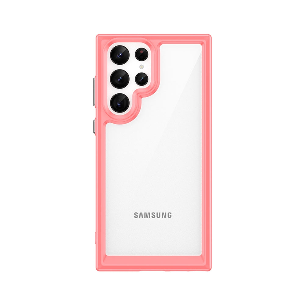 Outer Space Θήκη Θήκη Για Samsung Galaxy S22 Ultra Hard Κάλυμμα Με Gel Πλαίσιο Red – Θήκη για κινητό από το PhoneBazaar.gr