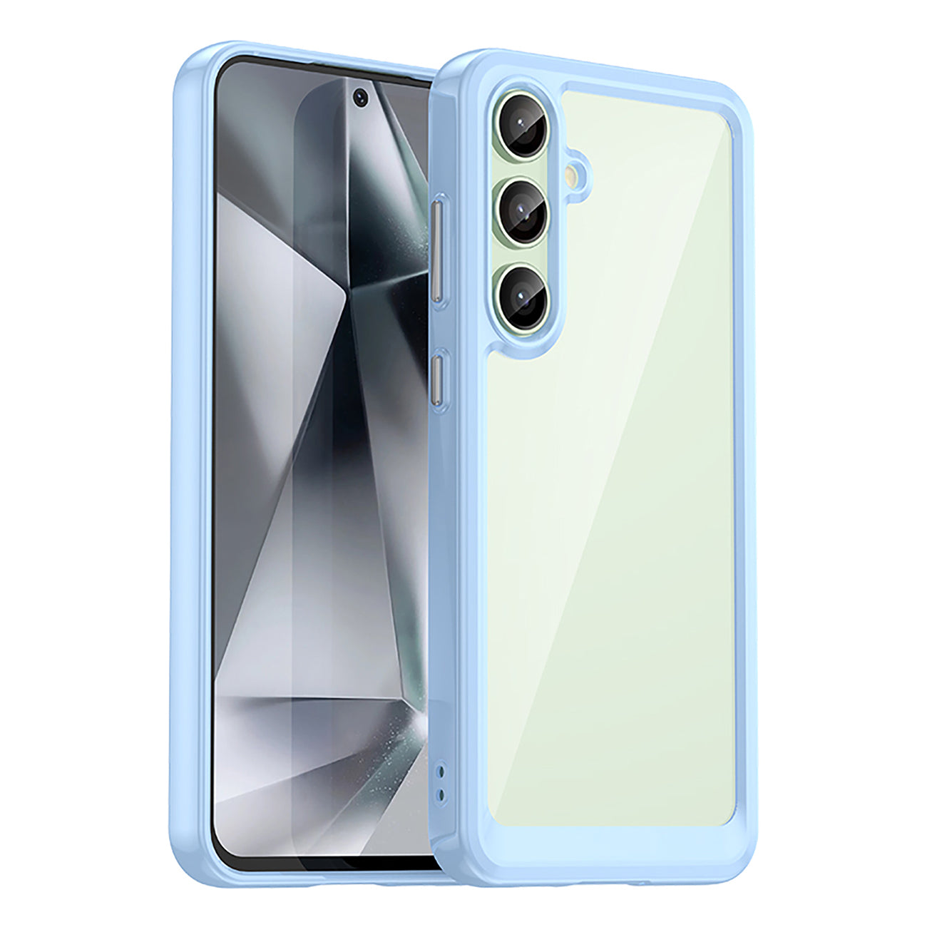 Outer Space Θήκη Με Gel Πλαίσιο Για Samsung Galaxy S24 Fe - Blue – Θήκη για κινητό από το PhoneBazaar.gr