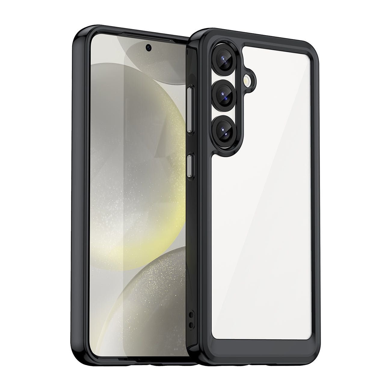Outer Space Θήκη Με Gel Πλαίσιο Για Samsung Galaxy S25 - Black – Θήκη για κινητό από το PhoneBazaar.gr