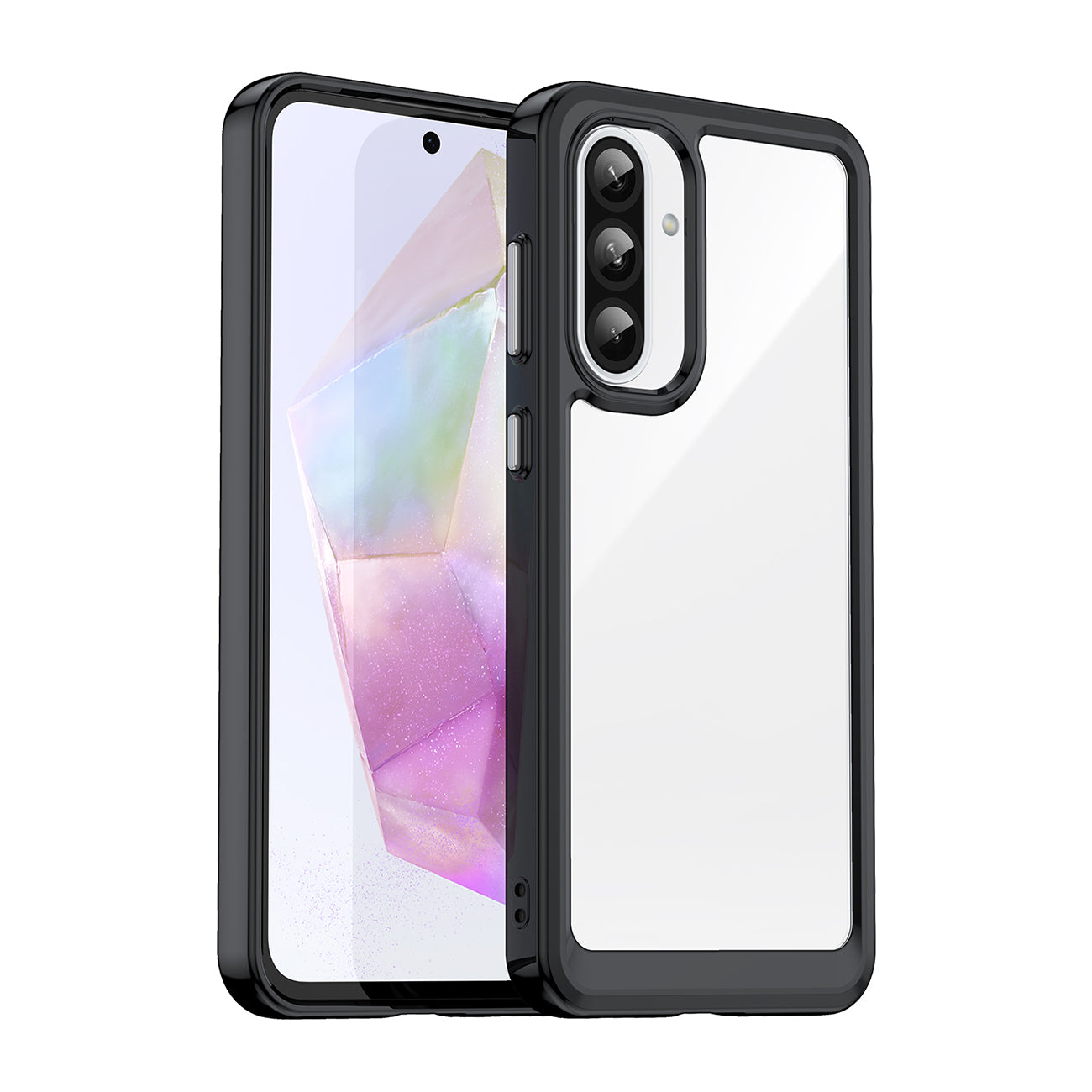 Outer Space Θήκη Για Samsung Galaxy A26 Κάλυμμα Με Εύκαμπτο Frame - Black – Θήκη για κινητό από το PhoneBazaar.gr